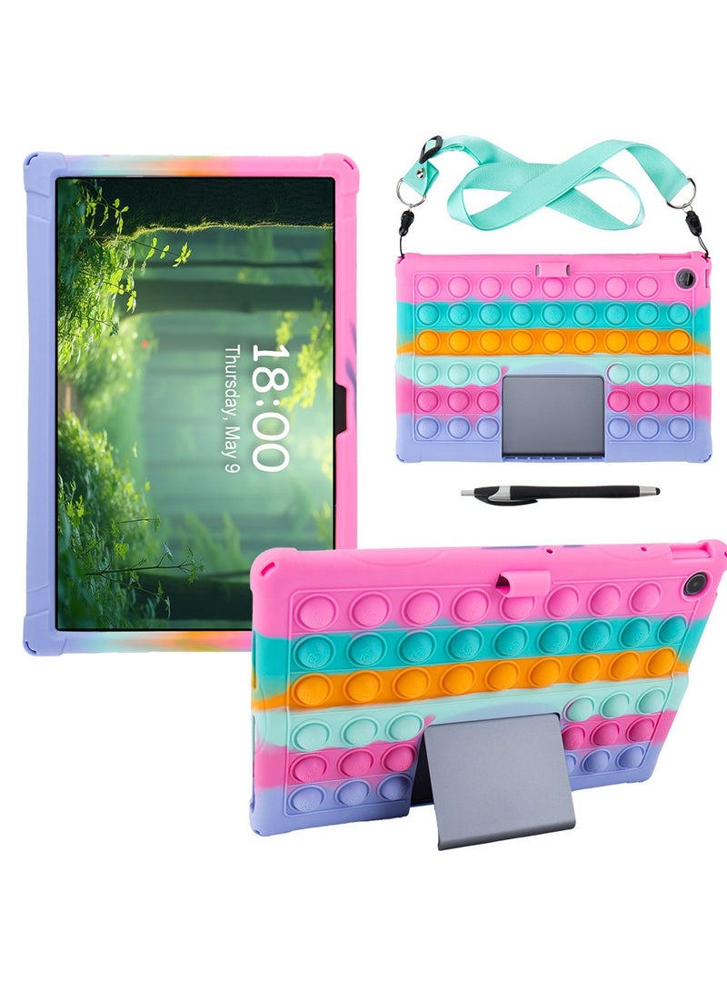 Compatible Lenovo Tab Plus 11.5-inch (TB351FU) 2024 Tablet Case, Soft Silicone Protective Case Kids Cover with Lanyard and Pen - Image 1