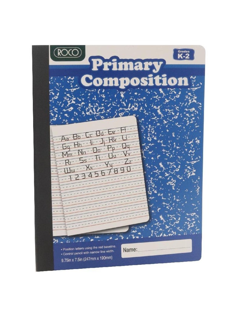 ROCO Notebook Early Creative Writing Tablet7.5 X 9.5 in200 Pages - Image 1