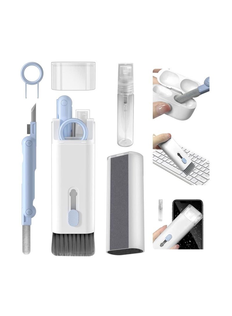 ZL 7-in-1 Electronic Cleaner Kit Keyboard Cleaner kit, Portable Multifunctional Cleaning Tool for PC Monitor/Earbud/Cell Phone/Laptop/Computer/Bluetooth Earphones - Image 1