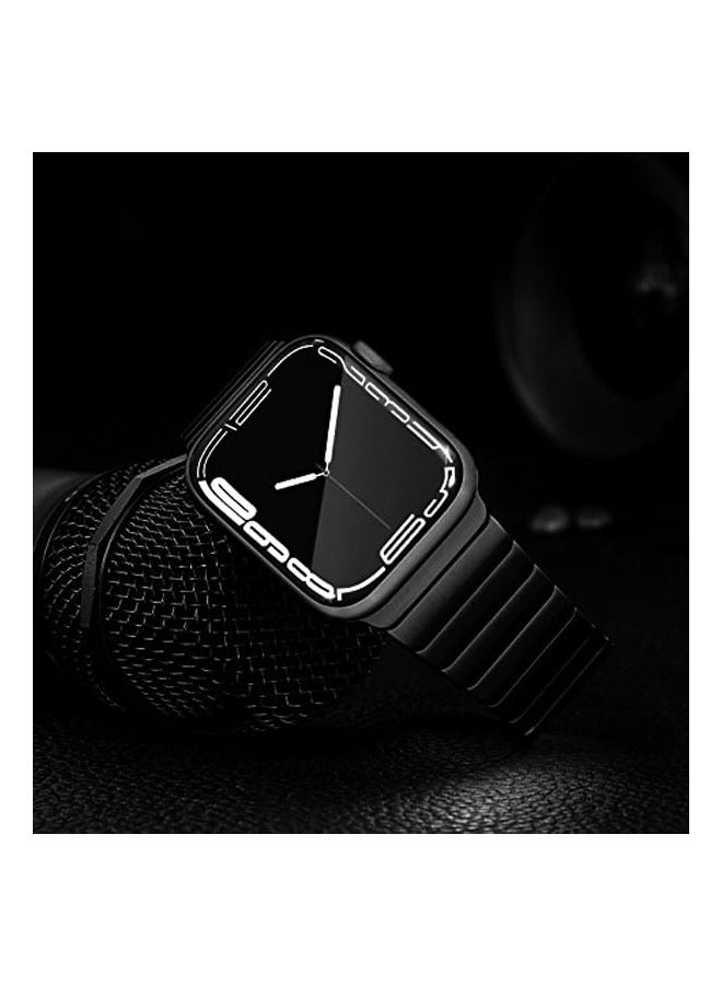 Beauenty Compatible with Apple Watch Ultra 2 Band 49mm 45mm 44mm 42mm 41mm 40mm 38mm,Men and Women Stainless Steel Metal Band for iWatch Series SE/8/7/6/5/4/3/2/1 - Image 5