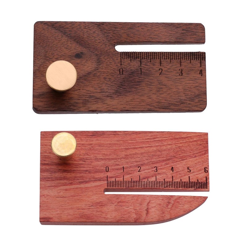 Sewing Aid Tool Leathers Stitching Punched Plate Wooden Leather Choppers for Precise Punching Sewing Tool Stitching Punched Plate Choppers Craft Punching Too - Image 4