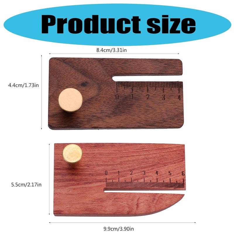 Sewing Aid Tool Leathers Stitching Punched Plate Wooden Leather Choppers for Precise Punching Sewing Tool Stitching Punched Plate Choppers Craft Punching Too - Image 5