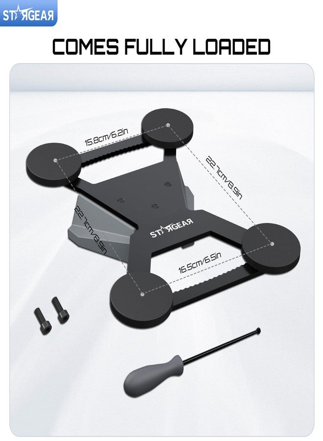 STARGEAR Starlink Mini Mount, Magnetic with 200lbs Heavy Duty Magnet Bases, Starlink Mini Accessories Lockable Starlink Mount for RV, Car, Boat, Truck Aluminum Alloy - Image 5