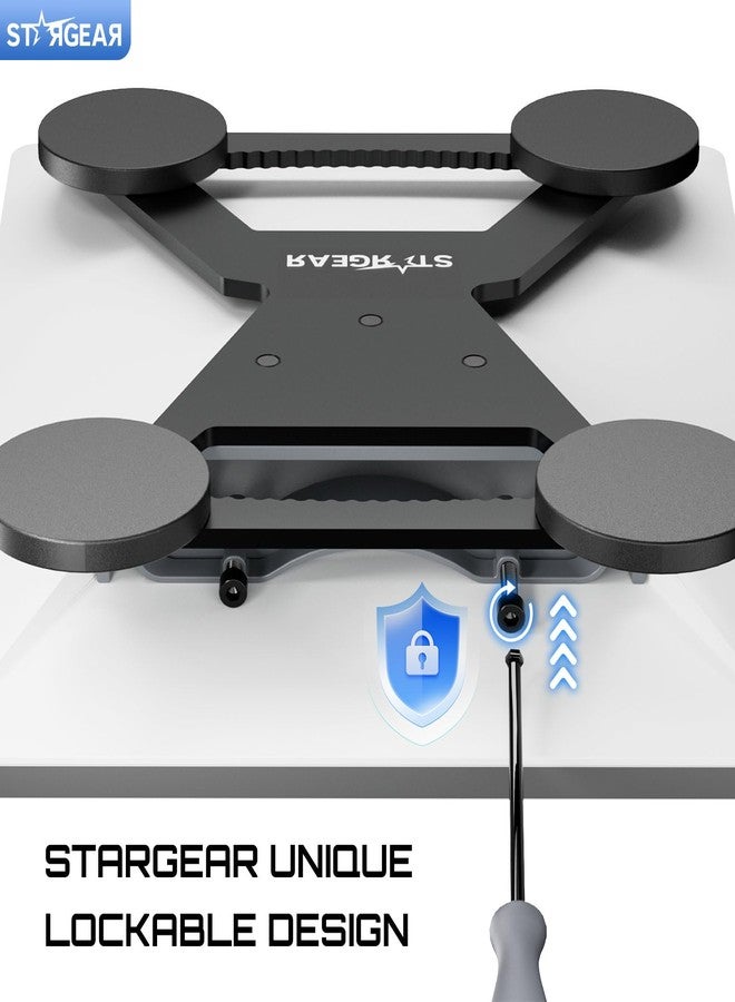 STARGEAR Starlink Mini Mount, Magnetic with 200lbs Heavy Duty Magnet Bases, Starlink Mini Accessories Lockable Starlink Mount for RV, Car, Boat, Truck Aluminum Alloy - Image 3
