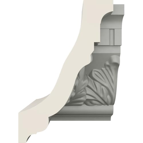 Ekena Millwork Endurathane Inside Corner Moulding, 3 1/4"P x 4 1/2"H (Matches Moulding MLD04X03X05DE), Factory Primed - Image 3