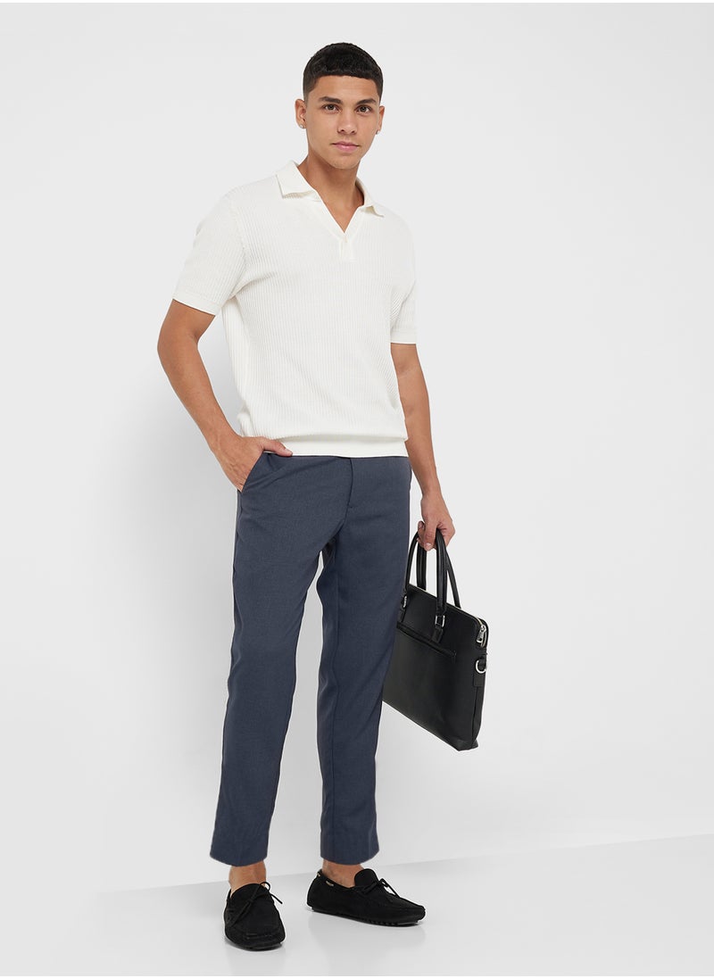 Robert Wood - Slim Fit Smart Trousers - Image 1