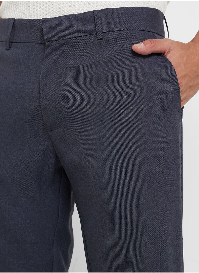 Robert Wood - Slim Fit Smart Trousers - Image 1