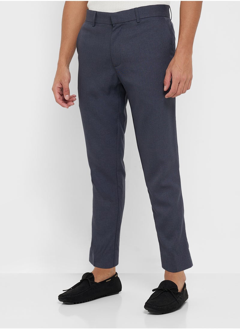 Robert Wood - Slim Fit Smart Trousers - Image 1