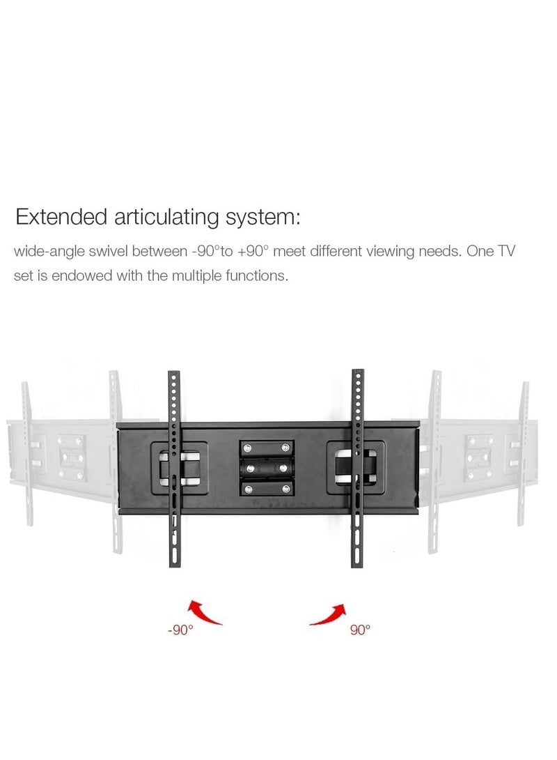 JAJEEK A04 Full Motion Wall Mount Bracket for 32-65 Inch LED, LCD, HD, 4K Plasma TVs – Universal Tilt, Swivel, Extendable Arm, Sturdy & Space Saving, VESA Compatible, Easy Installation - Image 4