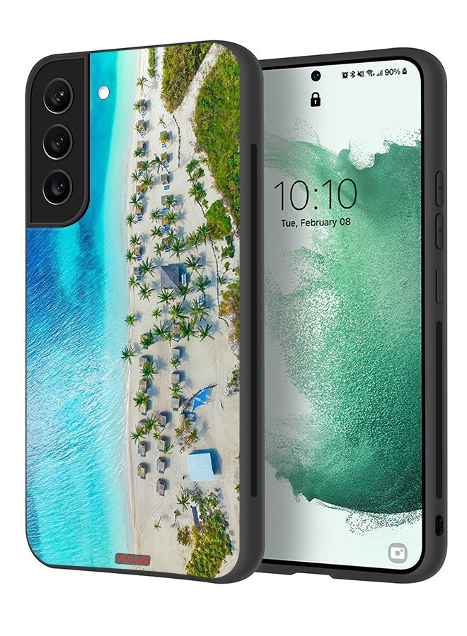 Tolwak Samsung Galaxy S21 Plus 5G Protective Case Cover Beach - Image 1