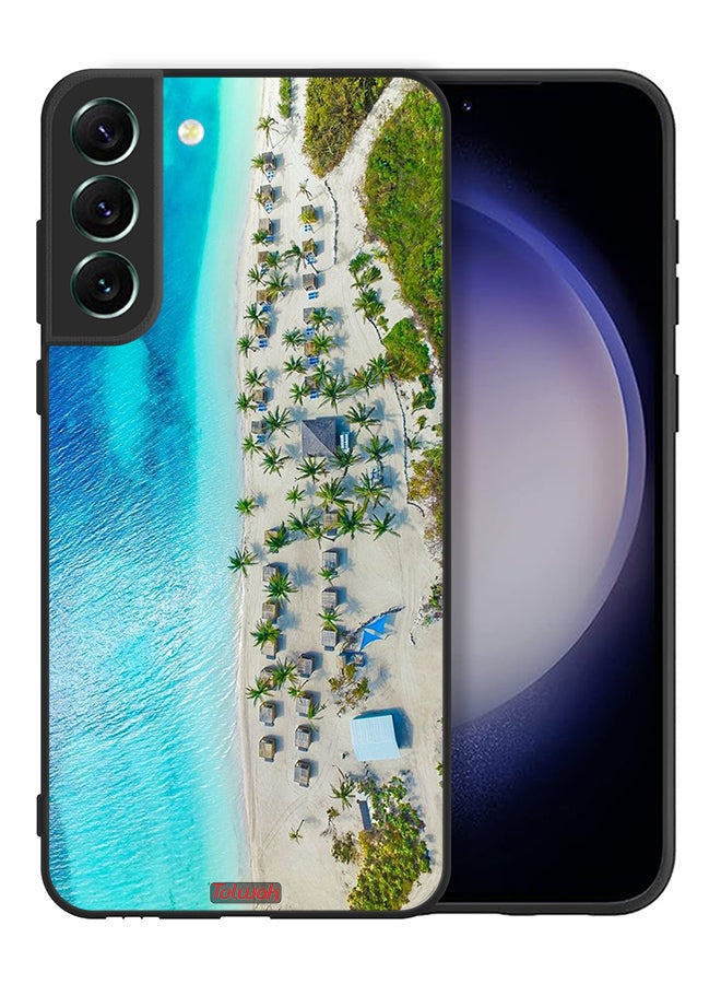 Tolwak Samsung Galaxy S21 Plus 5G Protective Case Cover Beach - Image 2