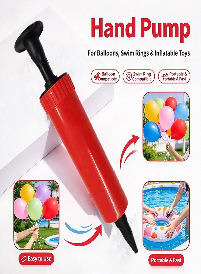 Wish Portable  Balloon Pump,Inflator Balloon Pump Hand for Balloon Arch Kit,Confetti Foil,Party Ballon ,Yoga Ball - Image 2