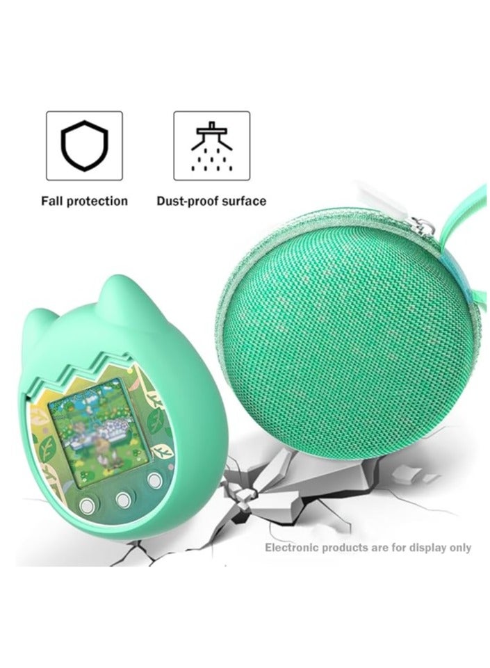 general For Tamagotchi pix silicone case cartoon pattern all inclusive silicone case case storage bag kids toys gift suitcase - Image 4