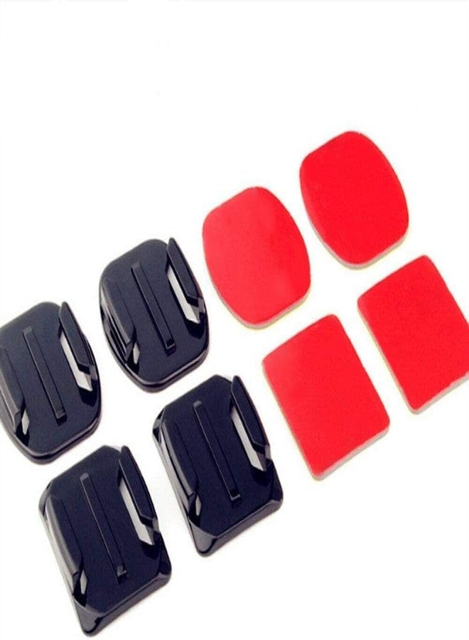 Action Pro 3M Adhesive Pads 2 x Flat and Curved Mounts Compatible with GoPro Hero 13 12 11 10 9 8 7 6 5 4 3+ 3 SJCAM YI Noise Play Action Cameras - Image 4