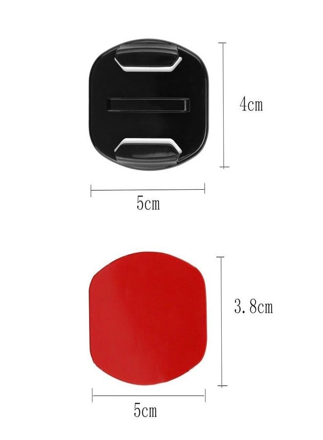 Action Pro 3M Adhesive Pads 2 x Flat and Curved Mounts Compatible with GoPro Hero 13 12 11 10 9 8 7 6 5 4 3+ 3 SJCAM YI Noise Play Action Cameras - Image 3