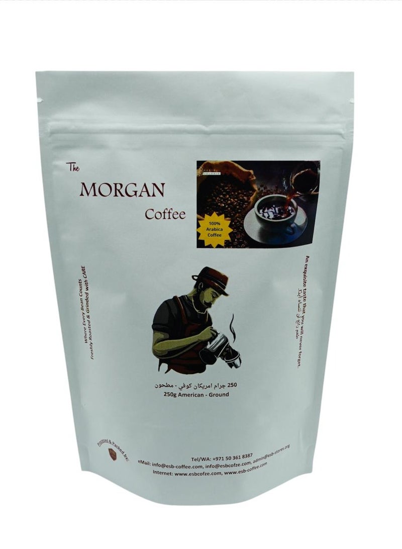 esb coffee ''The Morgan Coffee'' American Coffee (Ground) - 250g - Image 1