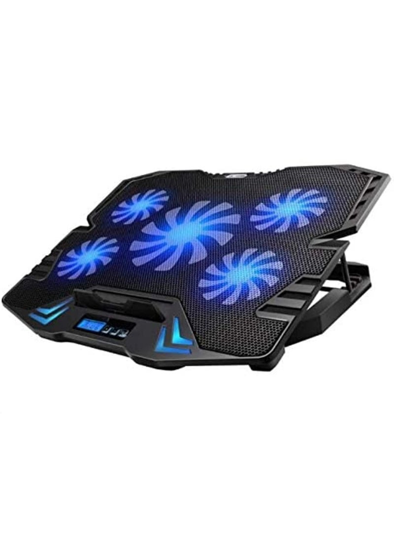Generic - laptop Cooling Pad cooler USB Fan Light Notebook Stand and Quiet Fixture for laptop - Image 1