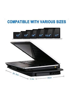 Generic laptop Cooling Pad cooler USB Fan Light Notebook Stand and Quiet Fixture for laptop  - Image 5