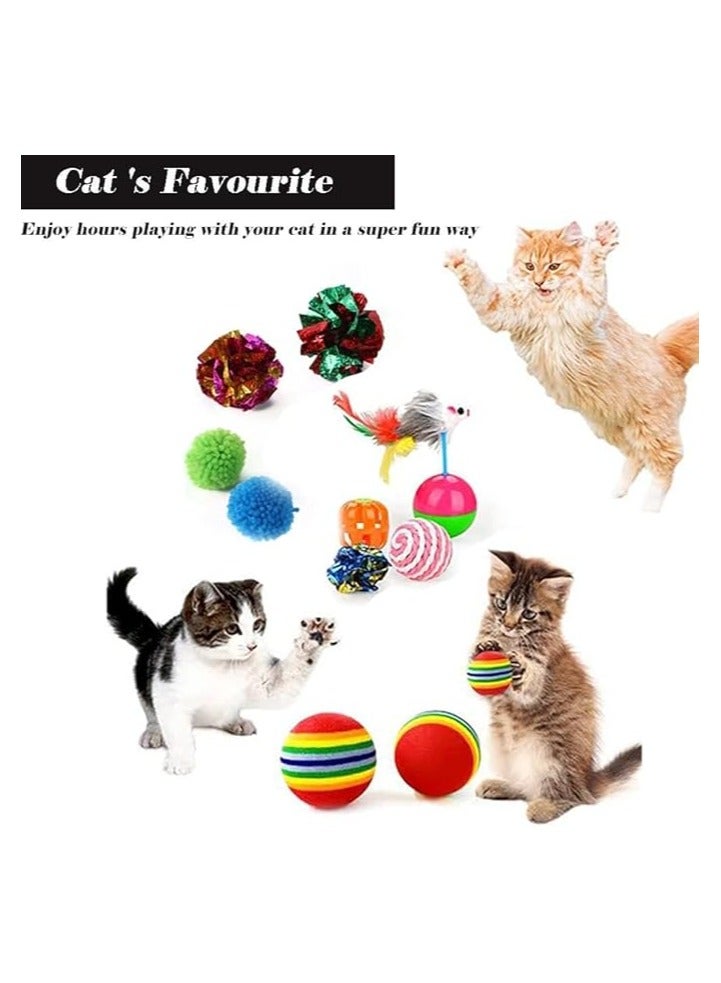 S2C S2C 28 Pcs Cat Toys Interactive Accessories - Cat Accessories For Indoor Cats, Kitten Toys, Cat Tunnel And Tent, Kitten Toys For Biting, Cat Toys For Kittens, Cat Toy Fish For Cat Lovers… - Image 3