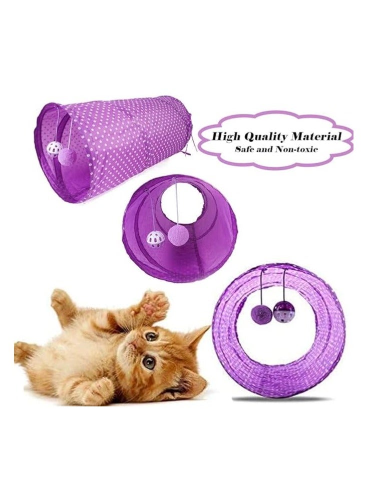S2C S2C 28 Pcs Cat Toys Interactive Accessories - Cat Accessories For Indoor Cats, Kitten Toys, Cat Tunnel And Tent, Kitten Toys For Biting, Cat Toys For Kittens, Cat Toy Fish For Cat Lovers… - Image 4