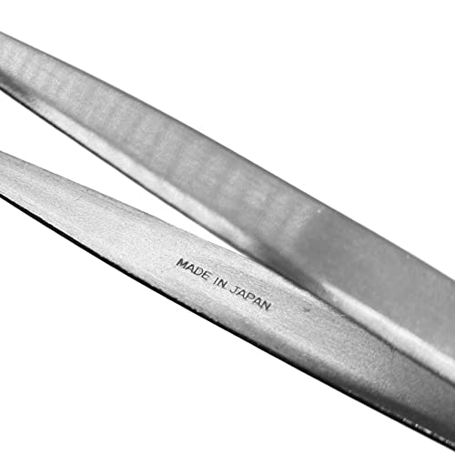 KAKURI Bonsai Tweezers Straight Serrated Tips with Spatula 8.8" - Made in Japan - Professional Bonsai Care Tool - Japanese Stainless Steel - Image 4