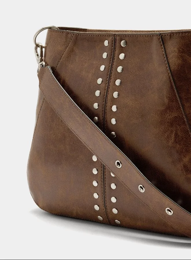 PARFOIS Shoulder bag with studs