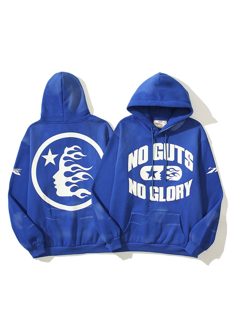 Cotton European and American style Kanye West print hoodie sports sweatshirt - Image 1