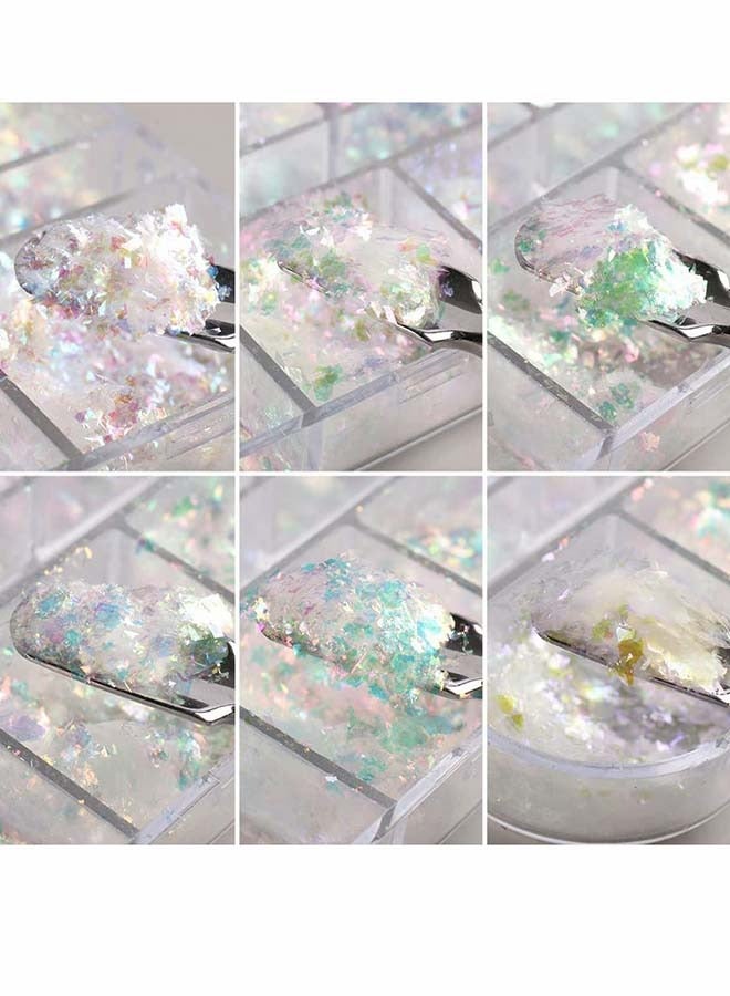 Nail Art Glitter Iridescent Flakes - Image 3