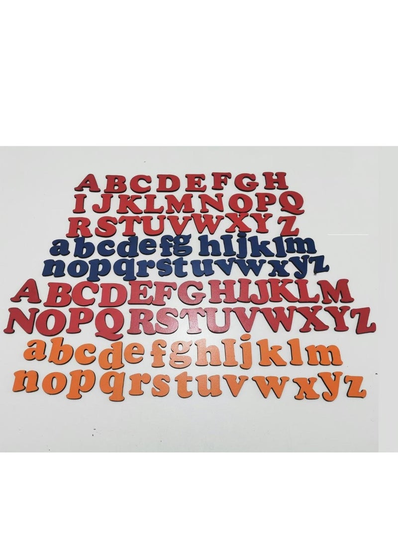 null - حروف اللغة الانجليزية - نسختين من الحروف الكبيرة والصغيرة للتعليم المبكر - Image 1
