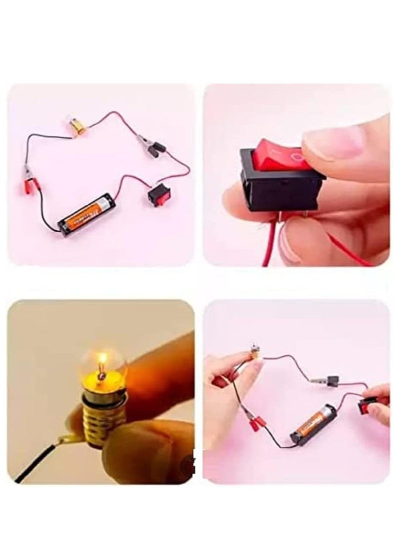 8-Piece Light Bulb Science Experiment Kit For School Assorted Colours - Image 2