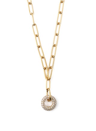Crystal Pave Encrusted Interlocking Doughnut Necklace - pzsku/ZE928105807F85CF26424Z/45/_/1655976559/525b44f6-fd8e-4761-8e2a-a3461d232f64