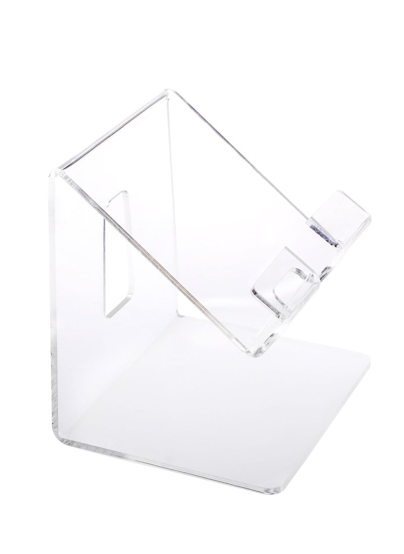 Lamsit Ibdaa - Acrylic Tablet Stand- Clear| Ipad Table | Home Office Setup | Study Room Furniture | Laptop Table | Ipad Stand - Image 1