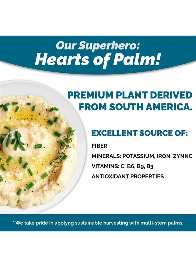PALMINI Mashed | Low-Carb, Low-Calorie Hearts of Palm Mash | Keto, Gluten Free, Vegan, and Non-GMO | As seen on Shark Tank | (12 Ounce Pouch - Pack of 1) - Image 4