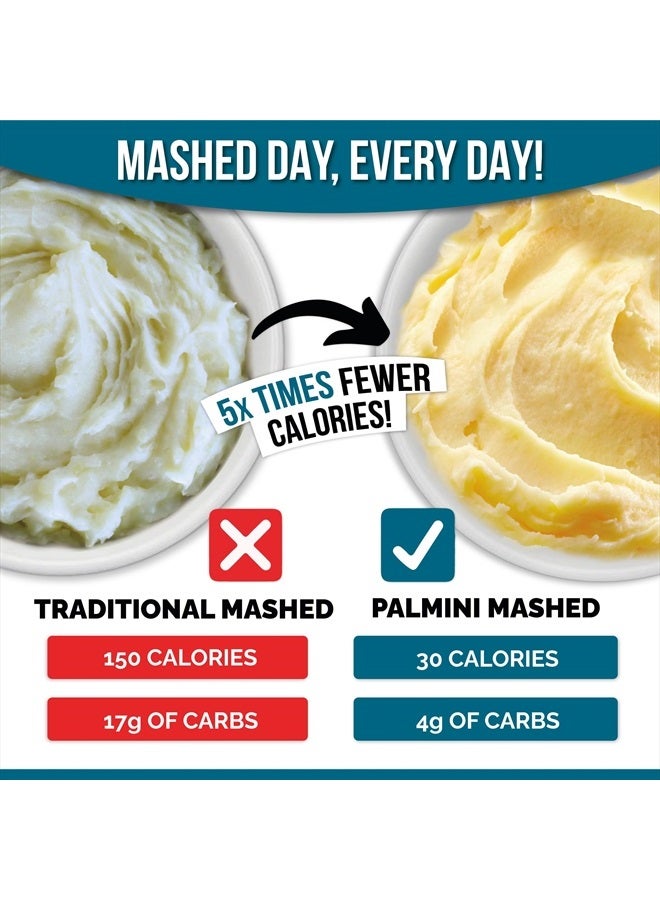 PALMINI Mashed | Low-Carb, Low-Calorie Hearts of Palm Mash | Keto, Gluten Free, Vegan, and Non-GMO | As seen on Shark Tank | (12 Ounce Pouch - Pack of 1) - Image 3