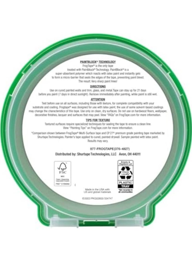 FrogTape Multi Surface Painter'S Tape 0.94" Wide X 60 Yards Long Green - Image 2