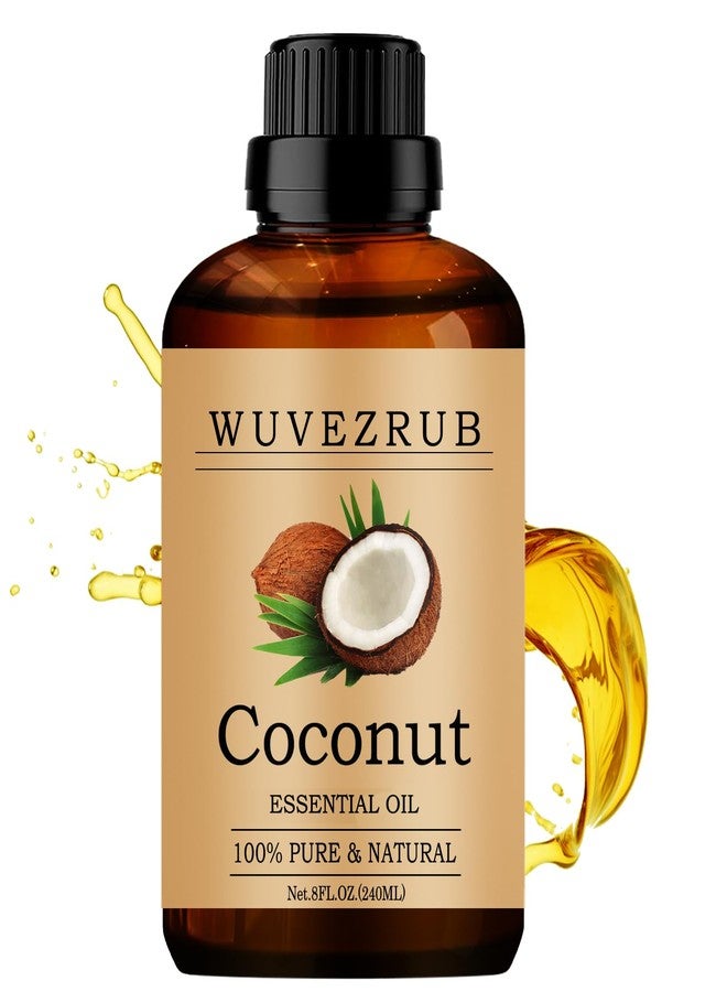 Wuvezrub Coconut Essential Oil 240ML - 100% Pure and Natural for Aromatherapy Diffuser - 8 Fl Oz - Image 1