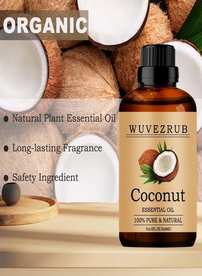 Wuvezrub Coconut Essential Oil 240ML - 100% Pure and Natural for Aromatherapy Diffuser - 8 Fl Oz - Image 4