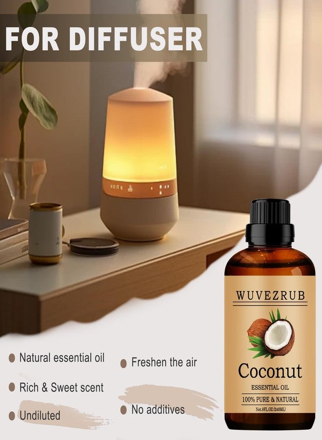 Wuvezrub Coconut Essential Oil 240ML - 100% Pure and Natural for Aromatherapy Diffuser - 8 Fl Oz - Image 5