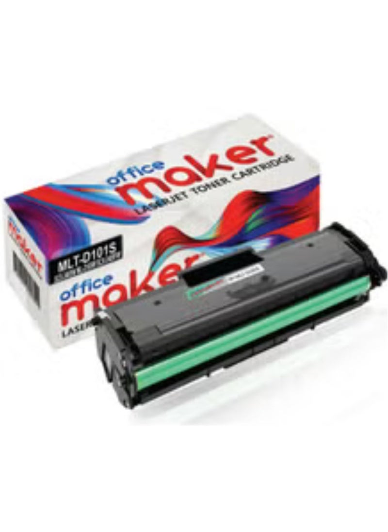 أوفيس ميكر حبر متوافق MLT-D101S يستخدم لطابعة سامسونج ML-2165W SCX-3405W SCX-3405FW ML-2165 SF-760P باللون الأسود  - Image 1