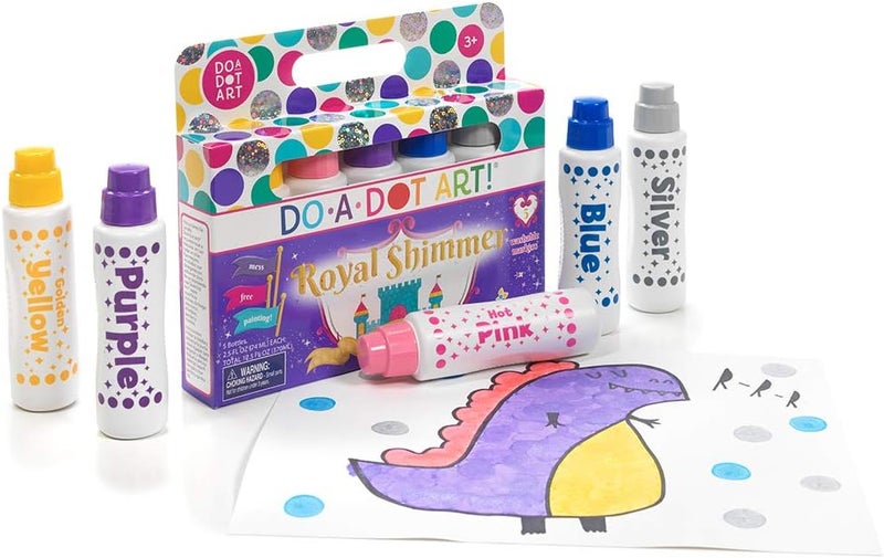 Do.A.Dot Art! Do A Dot Art! Royal Shimmer 5-Pack Washable Dot Markers - Non-Toxic Art Supplies for Kids - Image 3