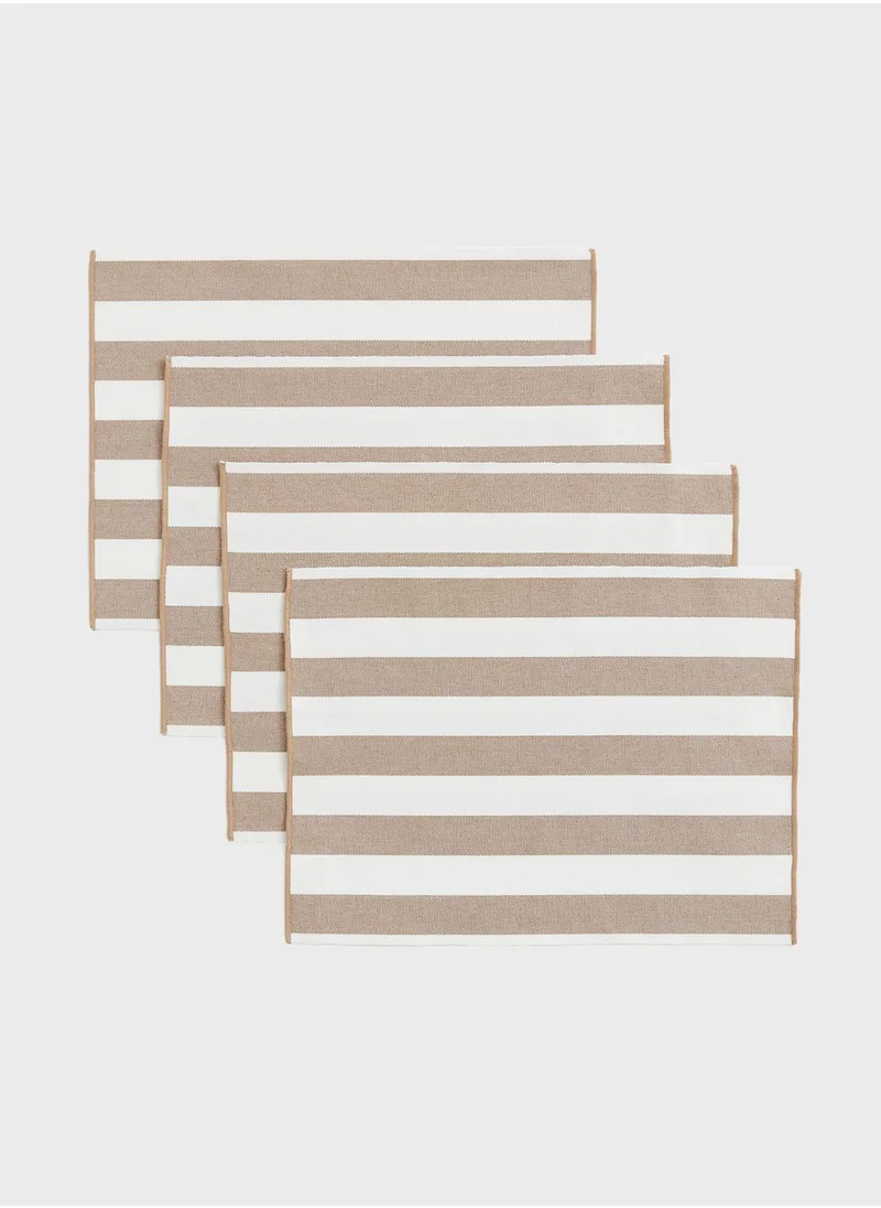 H&M 4-Pack Striped Place Mats