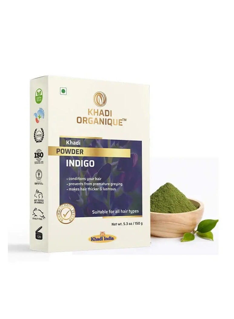 Khadi مسحوق إنديغو عضوي خادي 150 جرام - Image 1