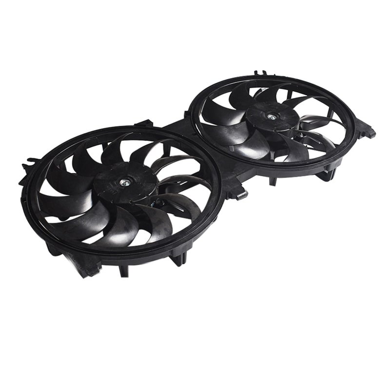 GENRICS Radiator and Condenser Cooling Fan 621660 214813TB0B 21481JA100 Replacement for 20072018 Altima Sedan 20162021 Maxima