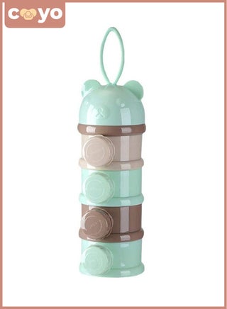 4 Layers Formula Dispenser,Portable Milk Powder Dispenser Formula Container for Travel,Baby Feeding Food Storage Container Stackable Snack Container Formula Holder Infant Milk Powder Box-Green - pzsku/ZE928628A36D715E65DD8Z/45/_/1739431207/8f46e081-06d9-47d8-8682-7b32cd6095b6