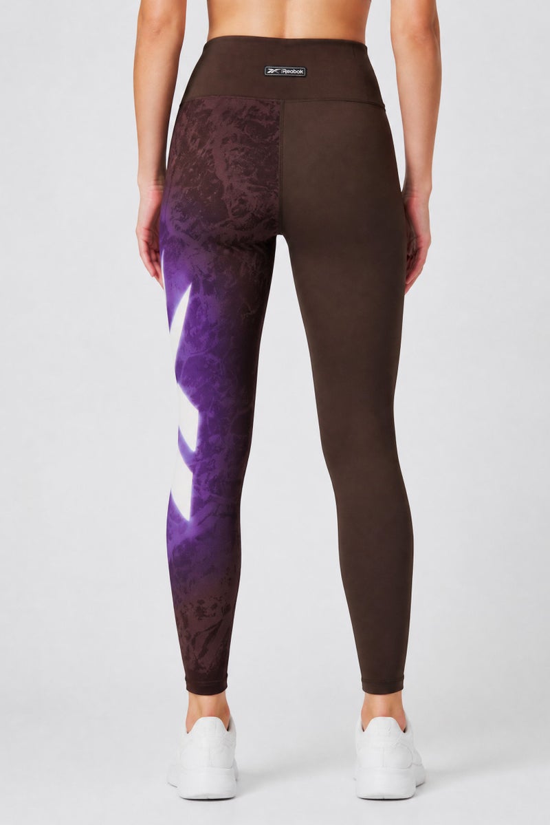 Reebok Women Sportswear Fit Training Leggings, Multicolor - Image 4