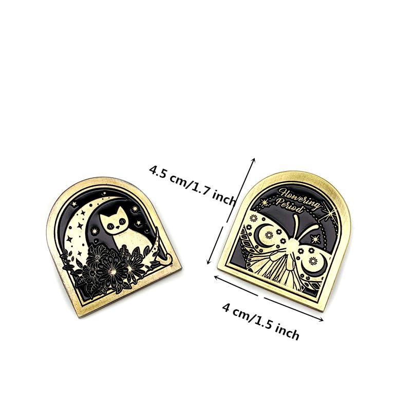 Koolemon 2PCS Vintage Brass Gold Color Metal Journal Clip Page Holder for Journal Traveler's notebooks Planner Letter - Image 5