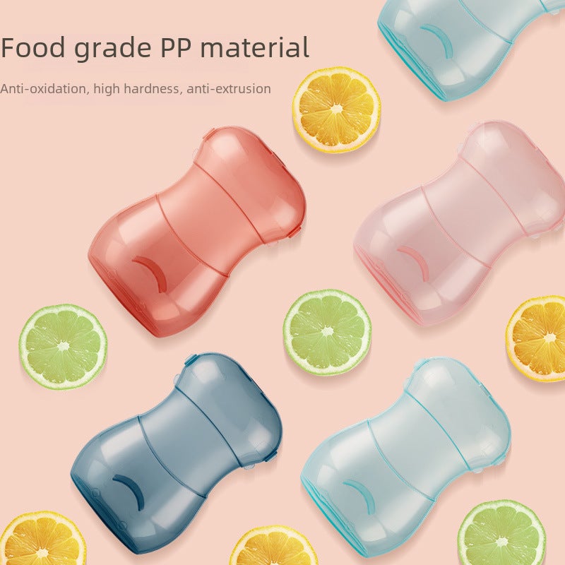Fruit puree anti-extrusion box baby toddler complementary food bag children fruit puree bag fruit puree box juice yogurt complementary food box wholesale(Puree Anti-Squeeze Feeding Box-Red) - Image 4