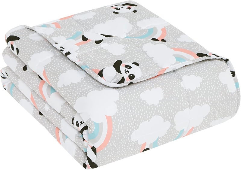 CuteKing Weighted Blanket for Adults: Weighted Blanket with Premium Glass Beads - Thick Blanket for Adult All Season(15lbs, 48"x72", HappyPanda) - Image 1