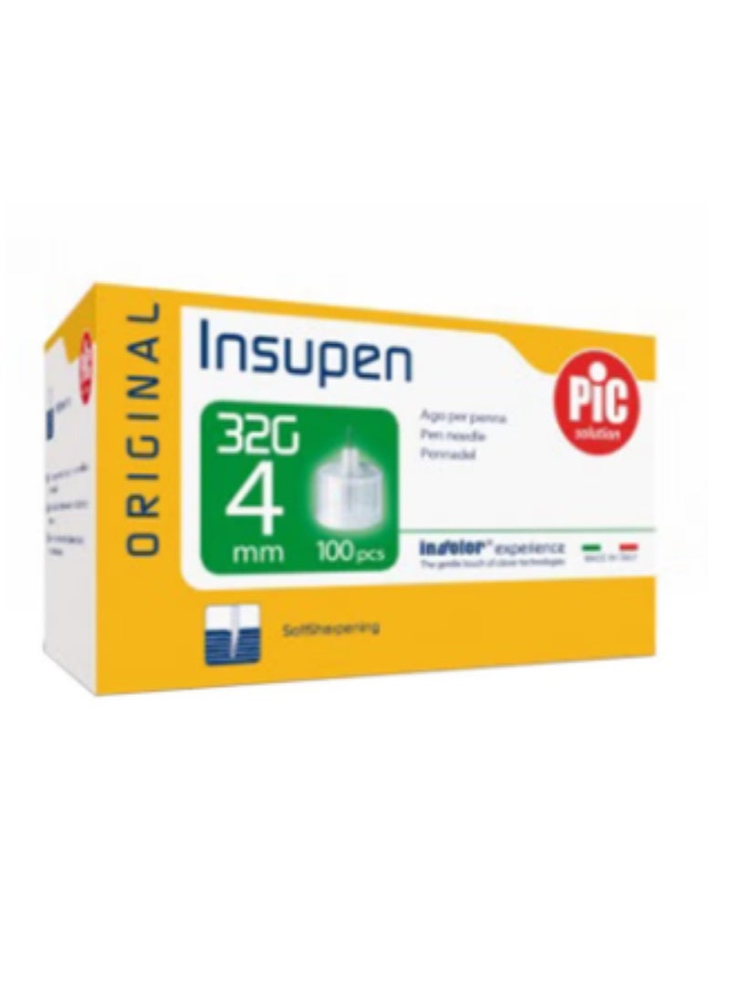 PIC - Pic Insupen 32G*4Mm 100S Needl - Image 1