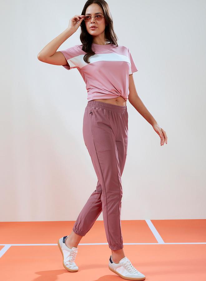 تكنوسبورت بنطلون رياضي نسائي سادة بأساور تقنية - Image 5